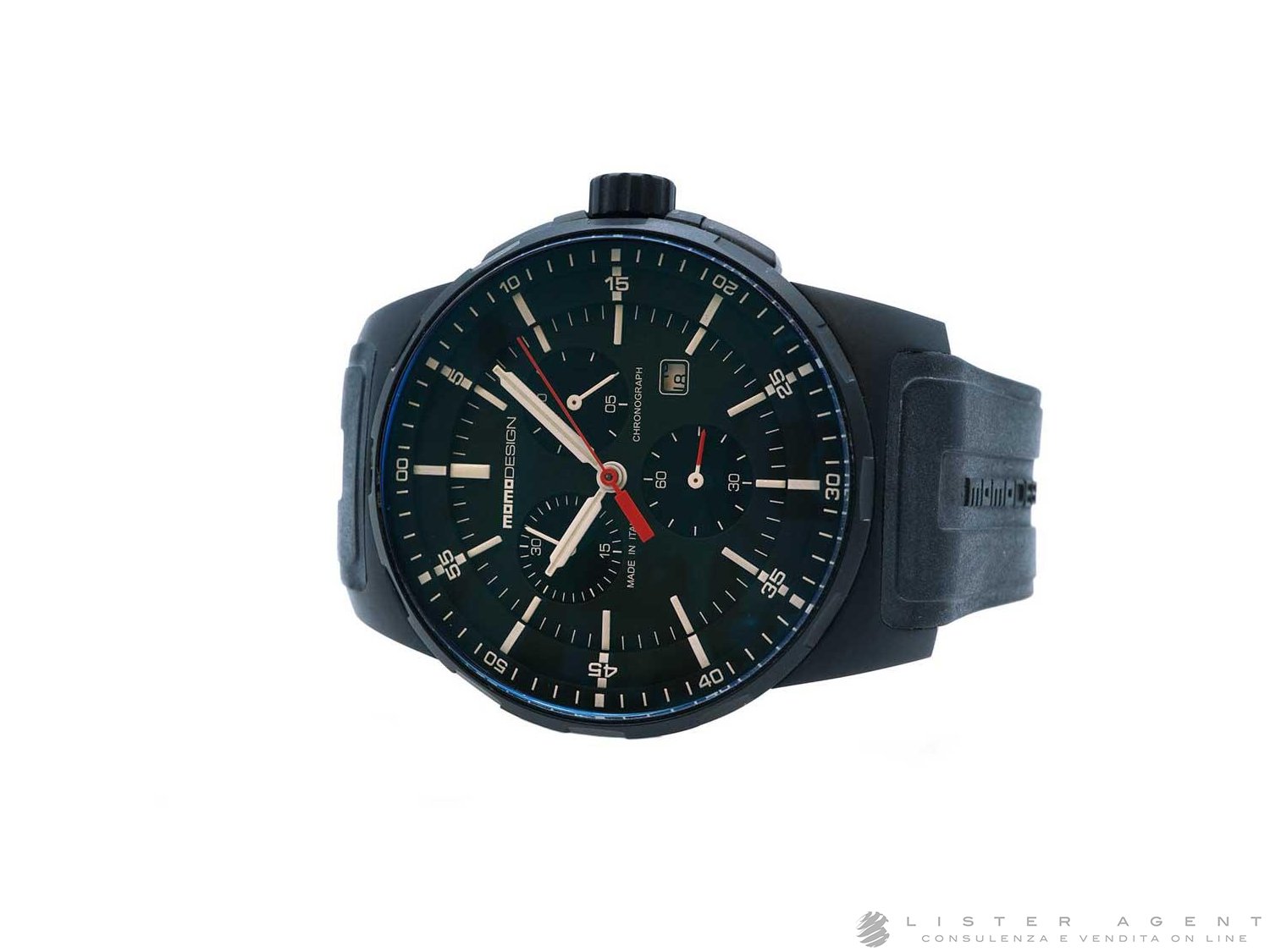 Momo Design Tempest Quartz Watch, PVD coated, Chronograph, 46 mm, MD10 -  Iguana Sell