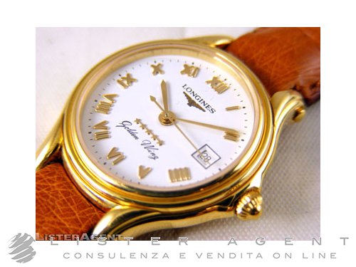 LONGINES Golden Wing lady in 18Kt yellow gold Ref. L31066112. NEW