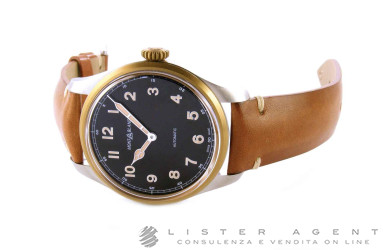 MONTBLANC 1858 Automatic in steel and bronze Black AUT Ref. 116241. NEW!