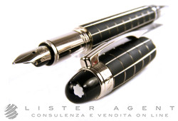 MONTBLANC stylo plume Starwalker en acier et caoutchouc Ref. 8854. NEUF!