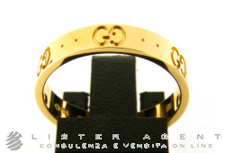 GUCCI Ring Icon Dünnes Band aus 18 Karat Gelbgold Größe 16 Ref. YBC073230001016. NEU! -40%