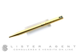 YVES SAINT LAURENT Kugelschreiber aus gebürstetem vergoldete Stahl Ref. Y1112304. NEU!
