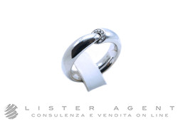 VHERNIER anello Calla The One Midi in oro bianco 18Kt e diamanti Misura 14 Ref. OG1800A. NUOVO!