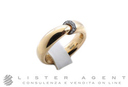 VHERNIER anello Calla The One Midi in oro rosa 18Kt e diamanti Misura 13 Ref. MG1800A. NUOVO!